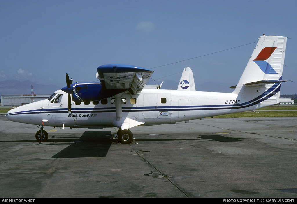 Aircraft Photo of C-FPAE | De Havilland Canada DHC-6-200 Twin Otter | West Coast Air Services | AirHistory.net #368475