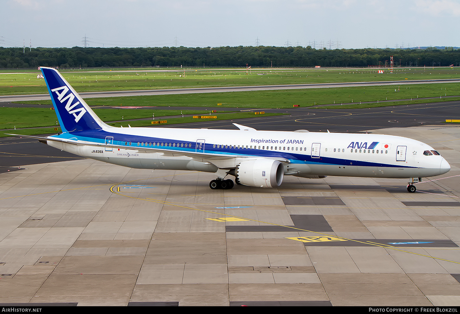 Aircraft Photo of JA836A | Boeing 787-9 Dreamliner | All Nippon Airways - ANA | AirHistory.net #368490
