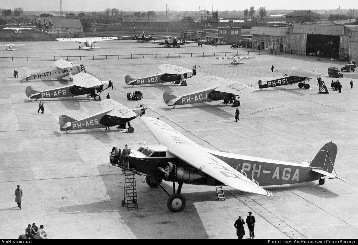 Aircraft Photo of PH-AGA | Fokker F.IX | KLM - Koninklijke Luchtvaart Maatschappij | AirHistory.net #368505