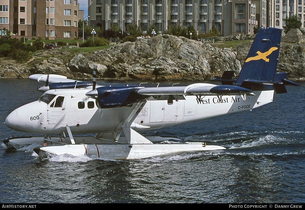 Aircraft Photo of C-FGQE | De Havilland Canada DHC-6-100 Twin Otter | West Coast Air | AirHistory.net #368516