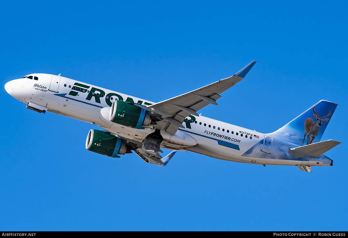 Aircraft Photo of N372FR | Airbus A320-251N | Frontier Airlines | AirHistory.net #368529