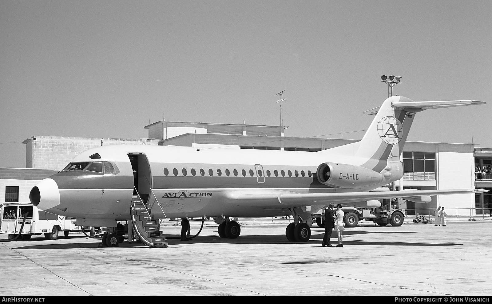 Aircraft Photo of D-AHLC | Fokker F28-1000 Fellowship | AviAction | AirHistory.net #368547