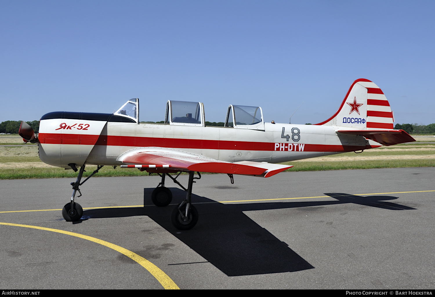 Aircraft Photo of PH-DTW | Yakovlev Yak-52 | Soviet Union - DOSAAF | AirHistory.net #368558