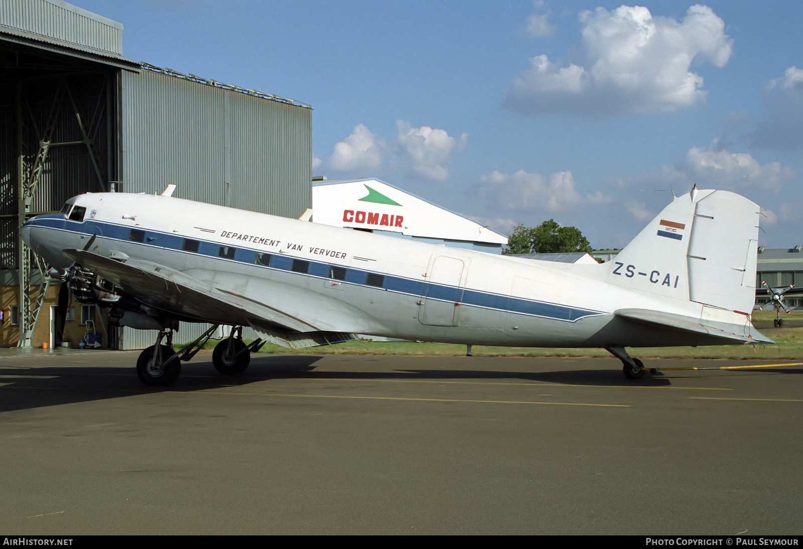 Aircraft Photo of ZS-CAI | Douglas C-47A Skytrain | Department of Transport / Departement Van Vervoer | AirHistory.net #368567