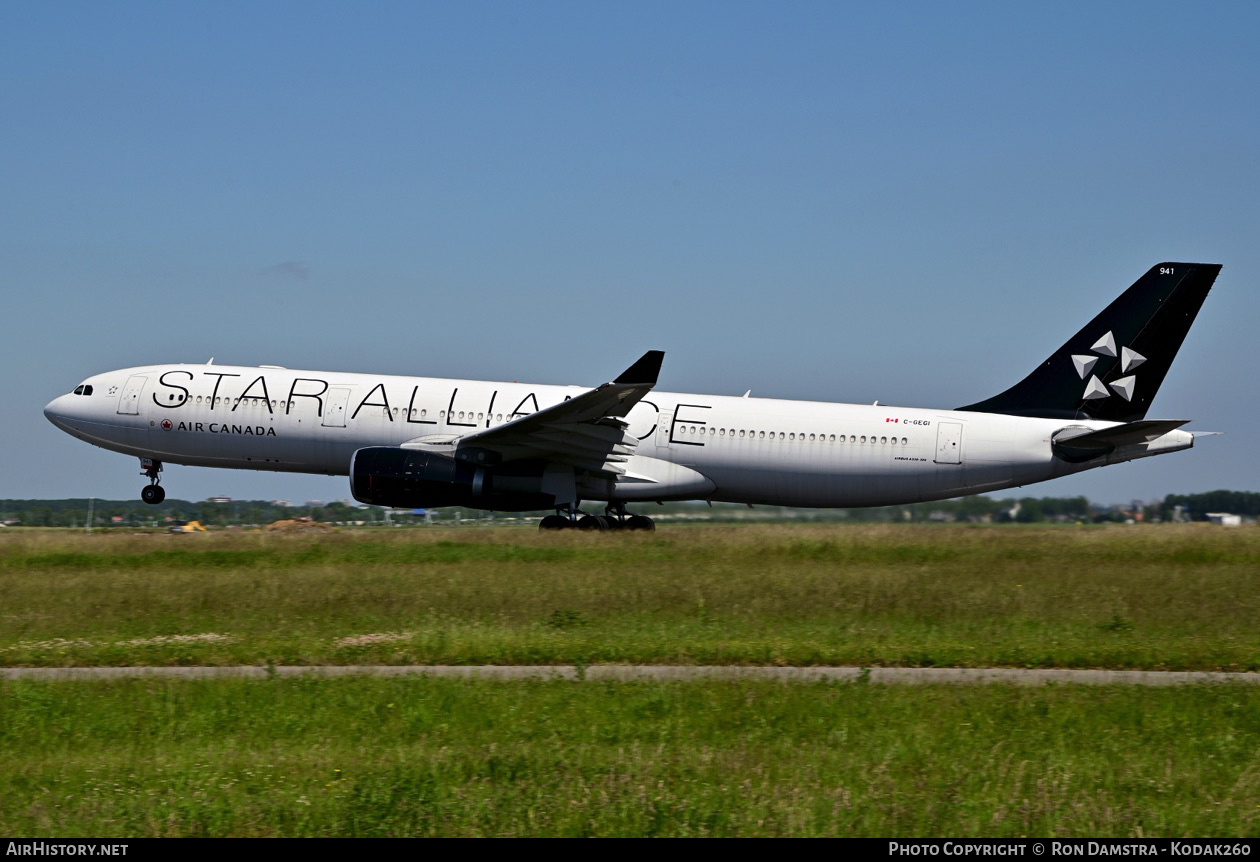 Aircraft Photo of C-GEGI | Airbus A330-343E | Air Canada | AirHistory.net #368576