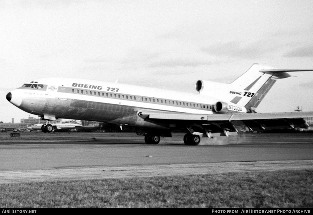 Aircraft Photo of N7003U | Boeing 727-22 | Boeing | AirHistory.net #368581