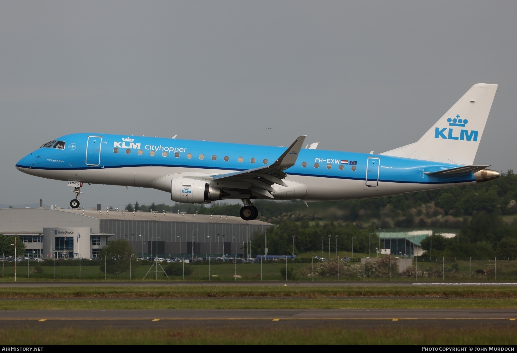 Aircraft Photo of PH-EXW | Embraer 175STD (ERJ-170-200STD) | KLM Cityhopper | AirHistory.net #368672