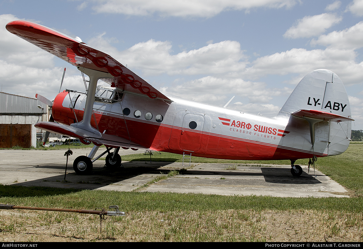 Aircraft Photo of LY-ABY | Antonov An-2TP | Aero Swiss Classic Flights | AirHistory.net #368676