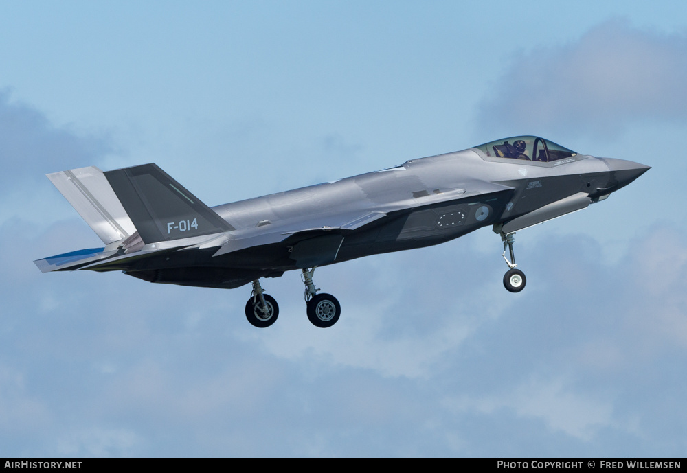 Aircraft Photo of F-014 | Lockheed Martin F-35A Lightning II | Netherlands - Air Force | AirHistory.net #368689