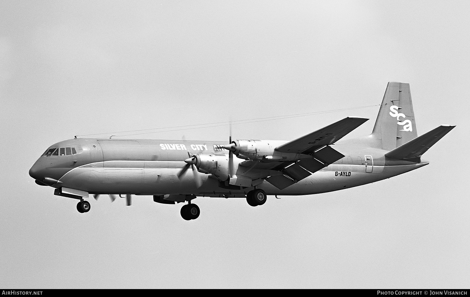 Aircraft Photo of G-AYLD | Vickers 952F Vanguard | Silver City Airways | AirHistory.net #368758