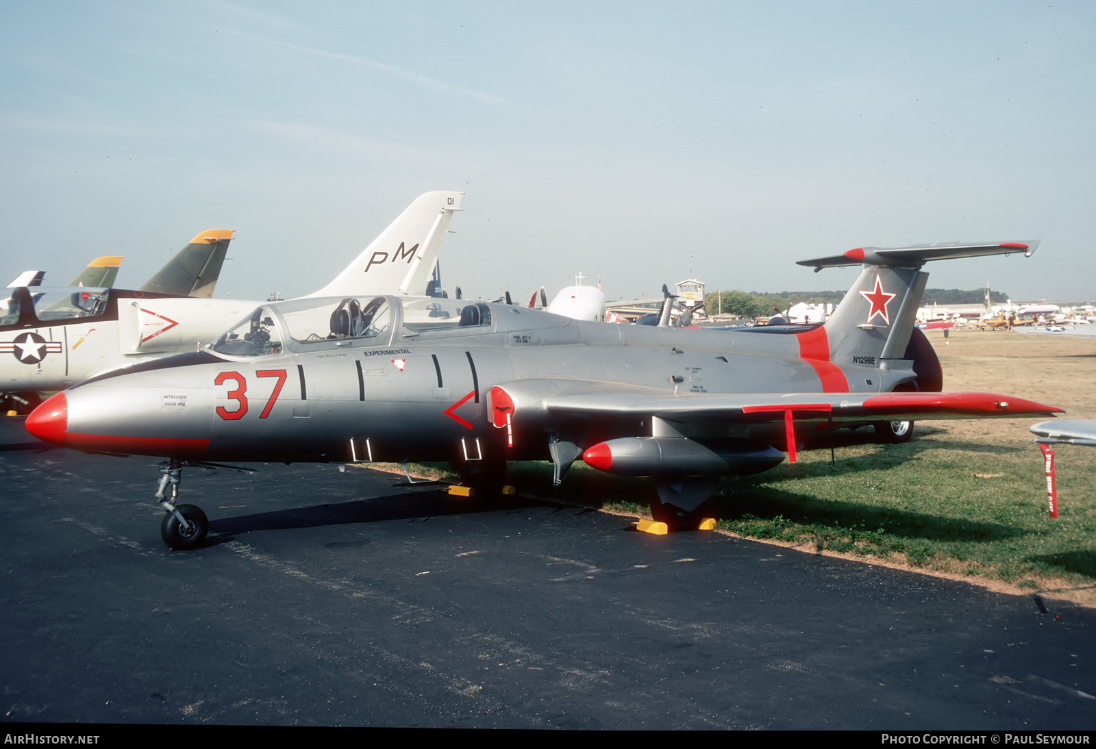 Aircraft Photo of N129BE / 37 red | Aero L-29A Delfin Akrobat | Soviet Union - Air Force | AirHistory.net #368798