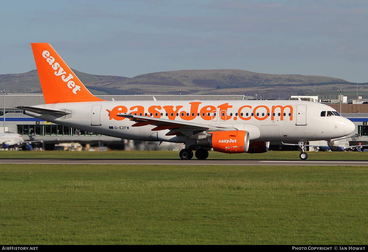 Aircraft Photo of G-EZFW | Airbus A319-111 | EasyJet | AirHistory.net #368823