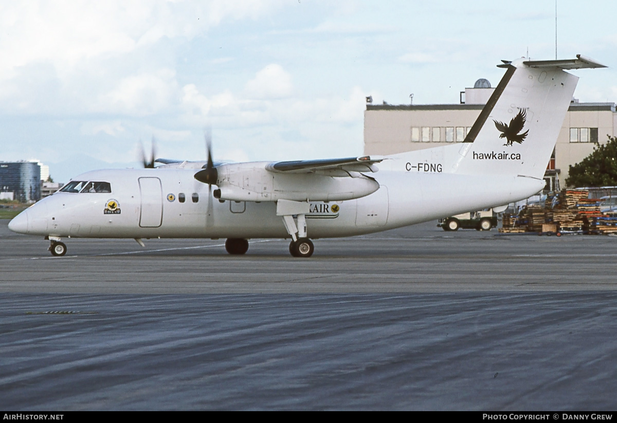 Aircraft Photo of C-FDNG | De Havilland Canada DHC-8-102 Dash 8 | Hawkair Aviation Services | AirHistory.net #368833