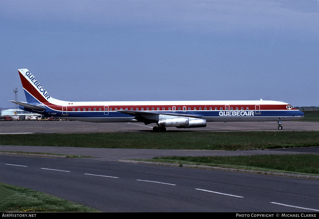 Aircraft Photo of C-GQBF | McDonnell Douglas DC-8-63(F) | Quebecair | AirHistory.net #368838