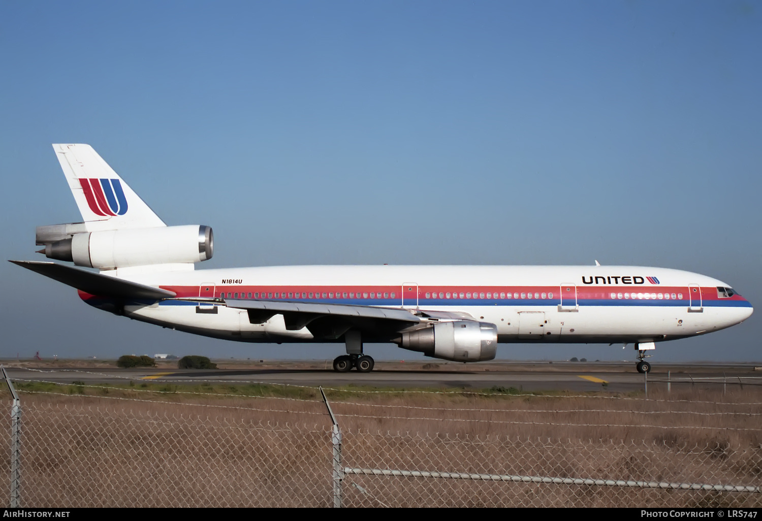 Aircraft Photo of N1814U | McDonnell Douglas DC-10-10 | United Airlines | AirHistory.net #368840