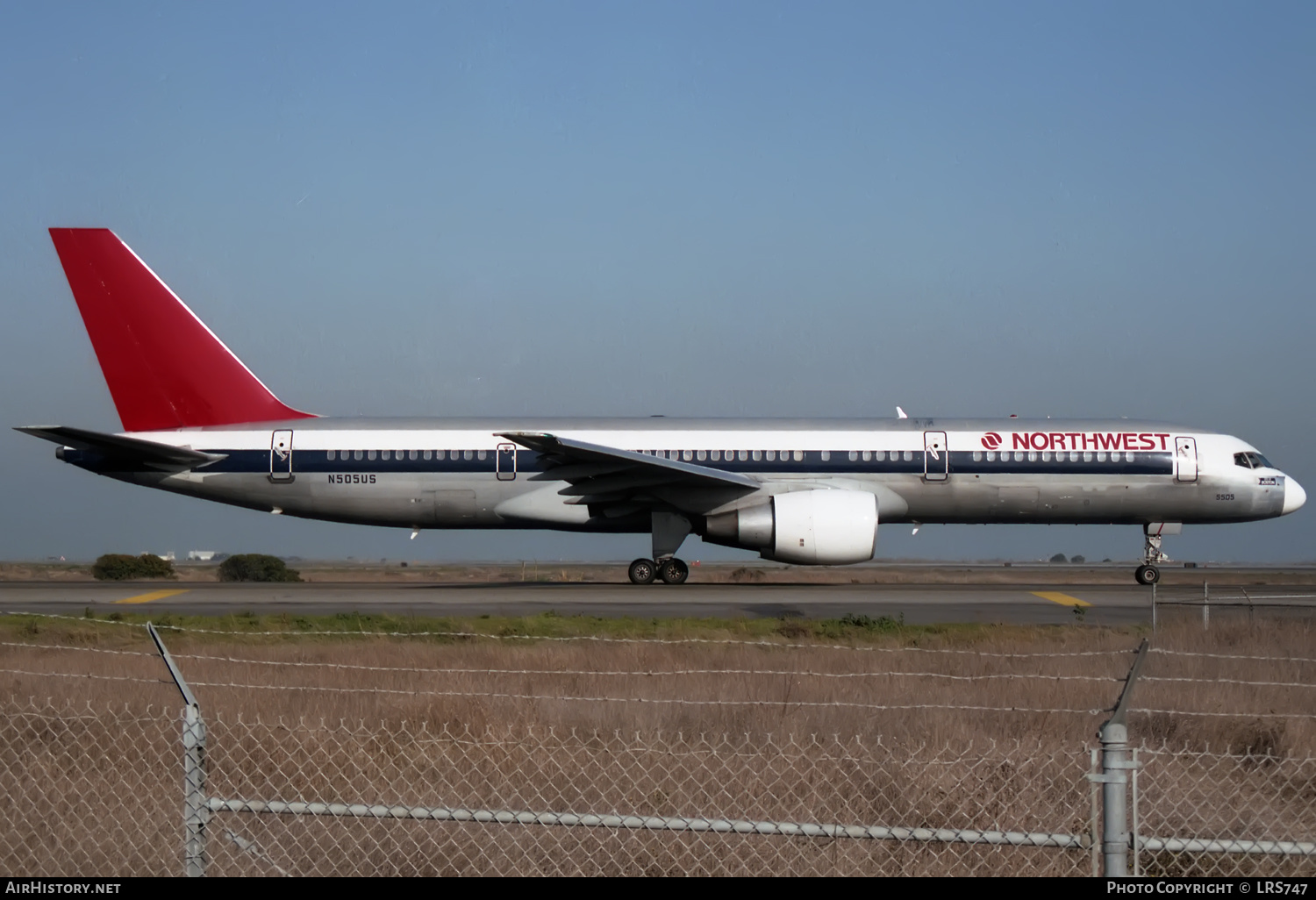 Aircraft Photo of N505US | Boeing 757-251 | Northwest Airlines | AirHistory.net #368843