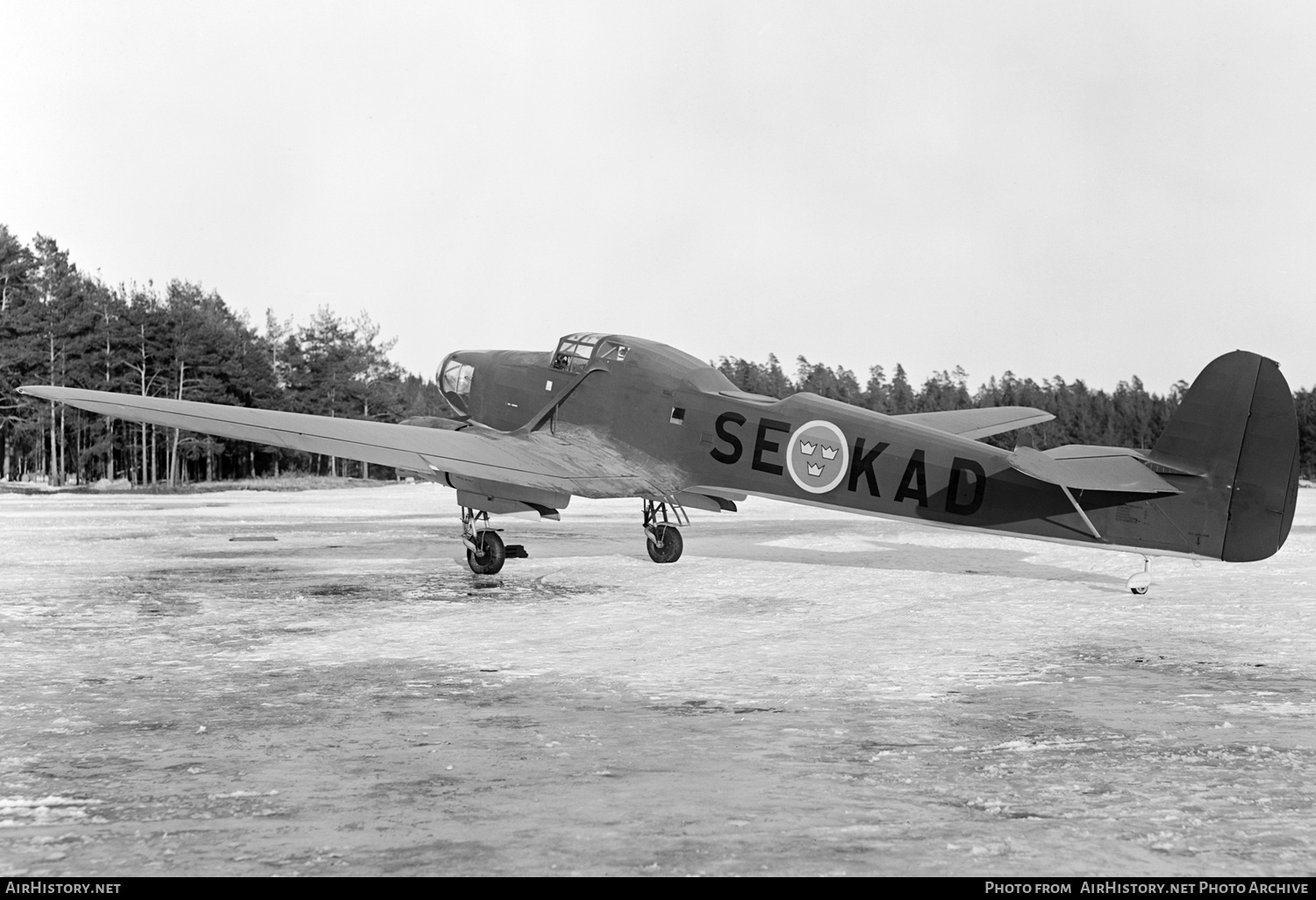 Aircraft Photo of SE-KAD | Focke-Wulf P6 Weihe (Fw 58KO-2) | Sweden - Air Force | AirHistory.net #368852