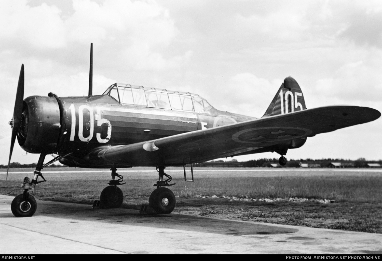 Aircraft Photo of 696 | North American Sk14N (NA-16-4M) | Sweden - Air Force | AirHistory.net #368875