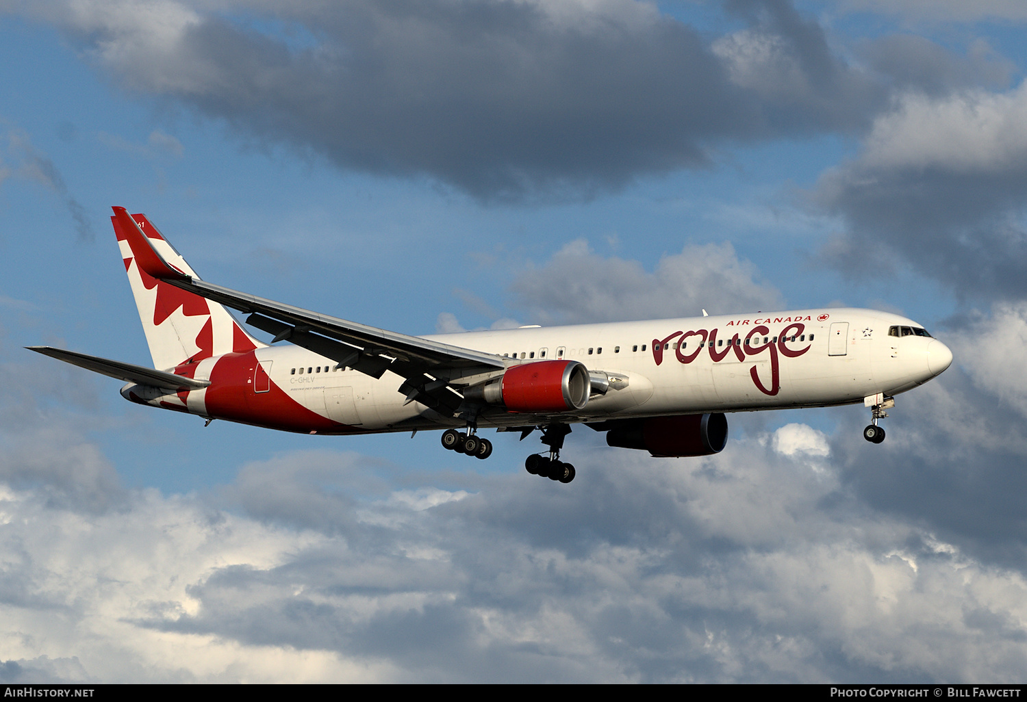 Aircraft Photo of C-GHLV | Boeing 767-36N/ER | Air Canada Rouge | AirHistory.net #368879