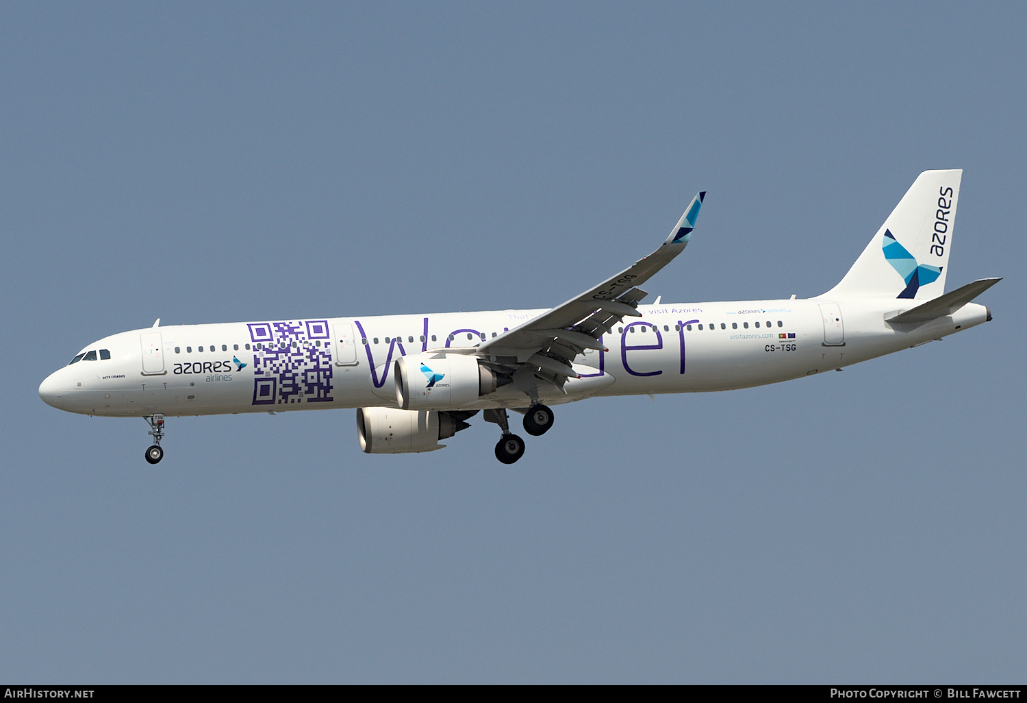 Aircraft Photo of CS-TSG | Airbus A321-253N | Azores Airlines | AirHistory.net #368880