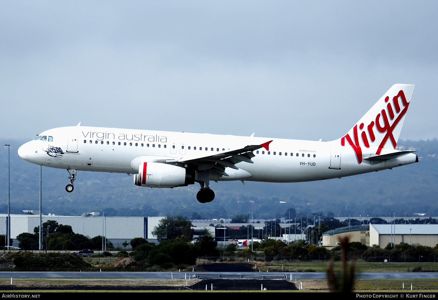 Aircraft Photo of VH-YUD | Airbus A320-232 | Virgin Australia Airlines | AirHistory.net #368892