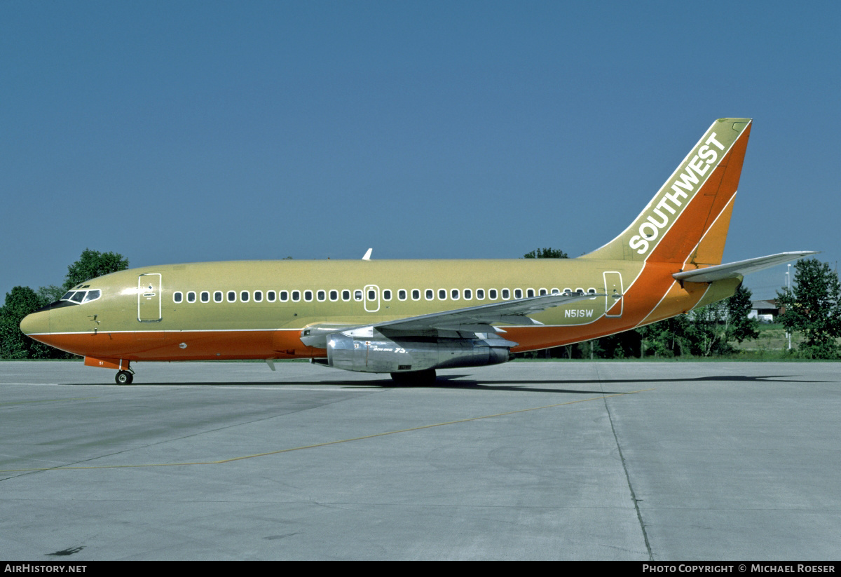 Aircraft Photo of N51SW | Boeing 737-2H4 | Southwest Airlines | AirHistory.net #368893