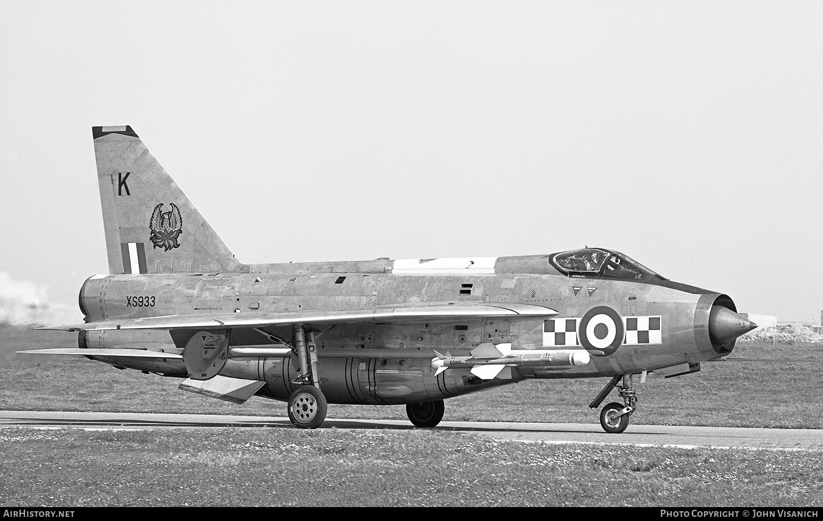 Aircraft Photo of XS933 | English Electric Lightning F6 | UK - Air Force | AirHistory.net #368897