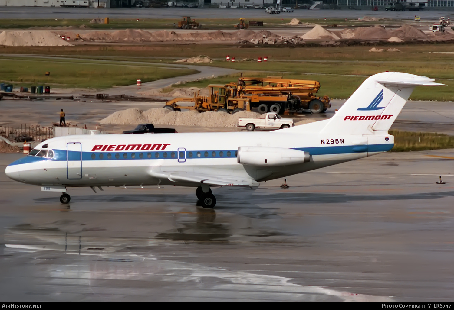 Aircraft Photo of N298N | Fokker F28-1000 Fellowship | Piedmont Airlines | AirHistory.net #368916