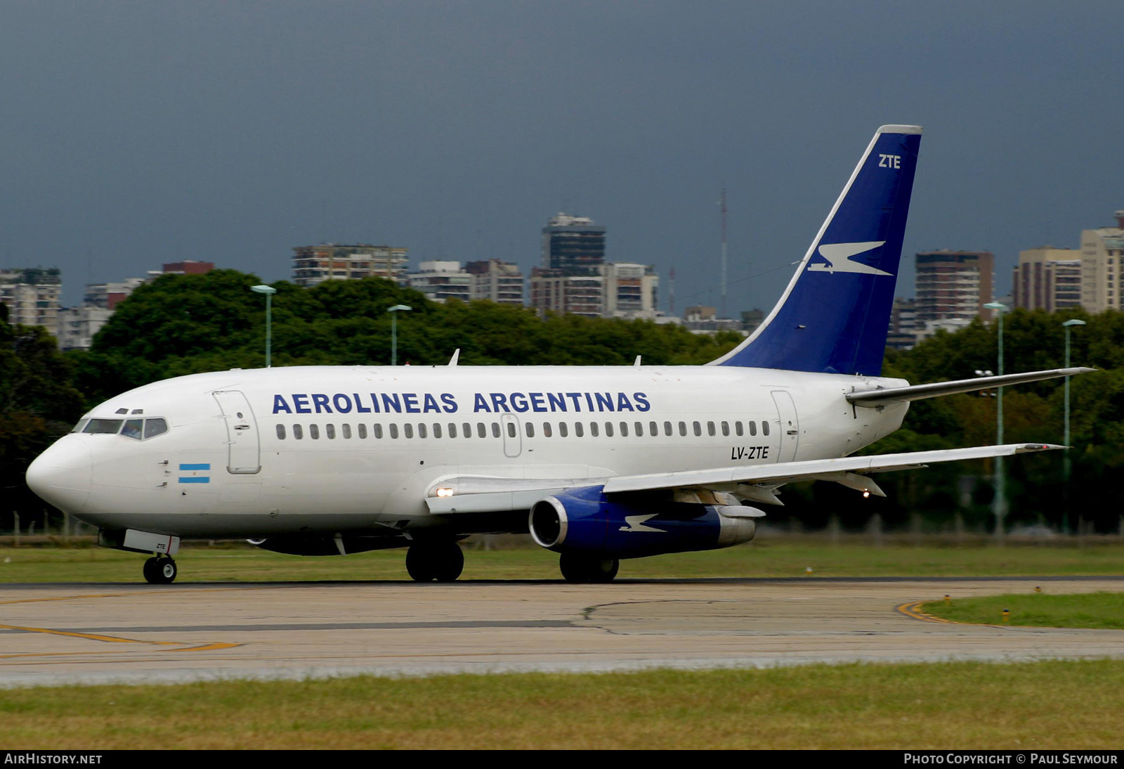 Aircraft Photo of LV-ZTE | Boeing 737-228/Adv | Aerolíneas Argentinas | AirHistory.net #368923