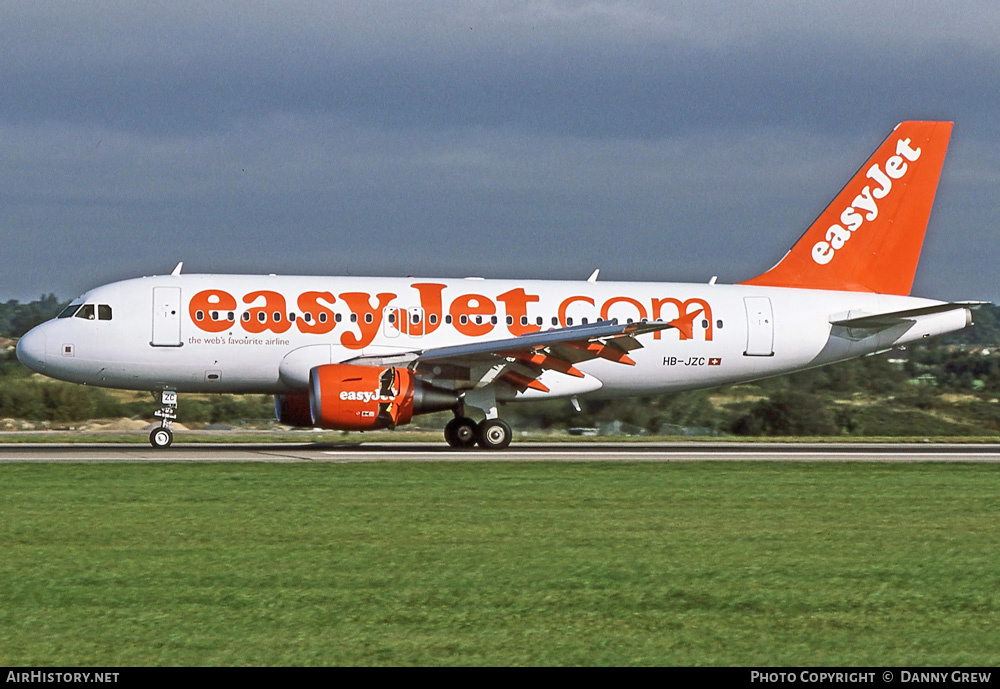 Aircraft Photo of HB-JZC | Airbus A319-111 | EasyJet | AirHistory.net #368942