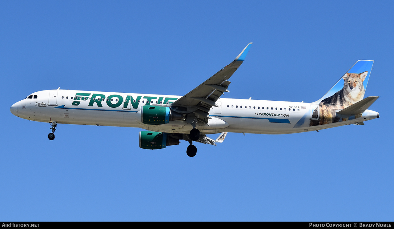 Aircraft Photo of N715FR | Airbus A321-211 | Frontier Airlines | AirHistory.net #368953
