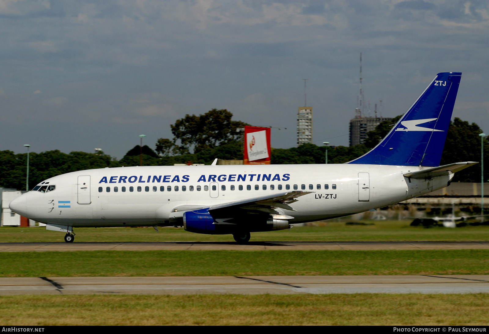 Aircraft Photo of LV-ZTJ | Boeing 737-236/Adv | Aerolíneas Argentinas | AirHistory.net #368997
