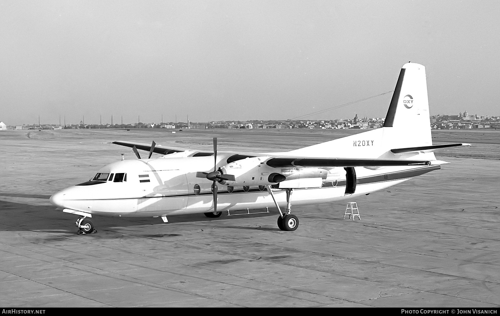 Aircraft Photo of N20XY | Fokker F27-400 Friendship | Oxy - Occidental Petroleum | AirHistory.net #369041