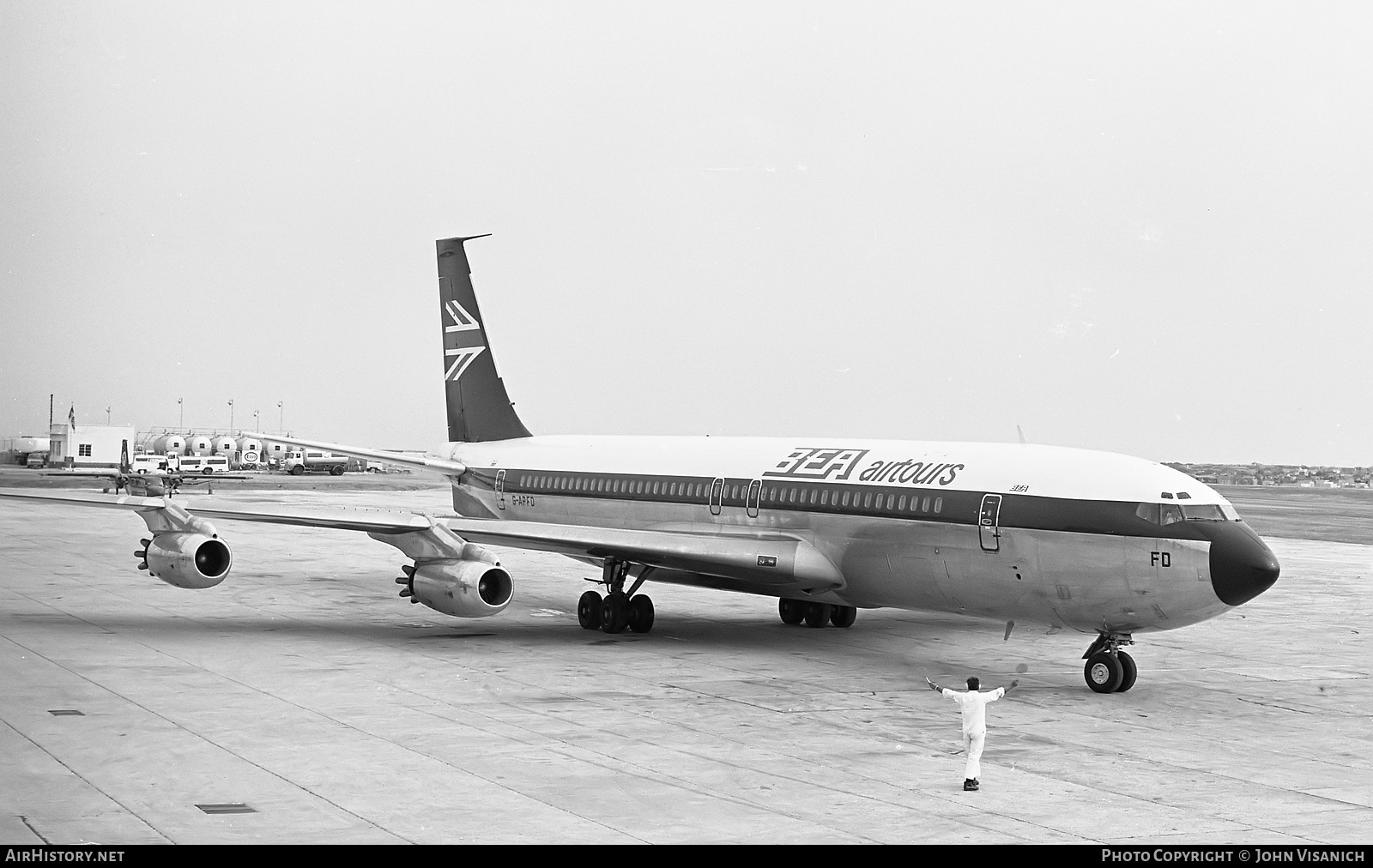 Aircraft Photo of G-APFD | Boeing 707-436 | BEA Airtours - British European Airways | AirHistory.net #369053