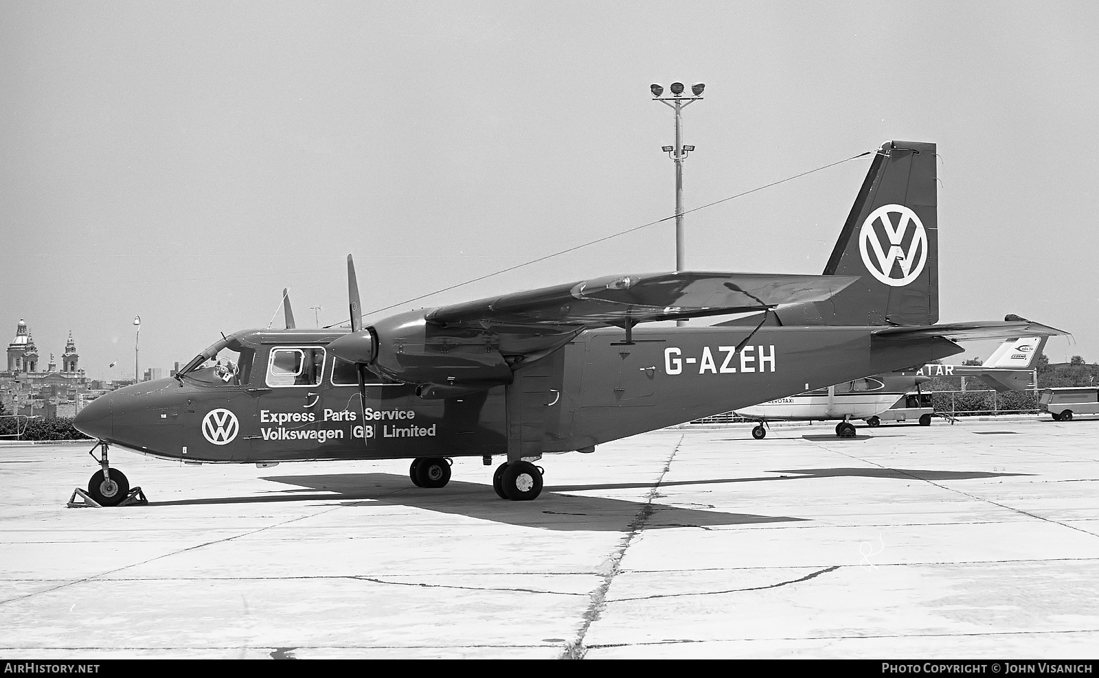 Aircraft Photo of G-AZEH | Britten-Norman BN-2A-2 Islander | Volkswagen | AirHistory.net #369054