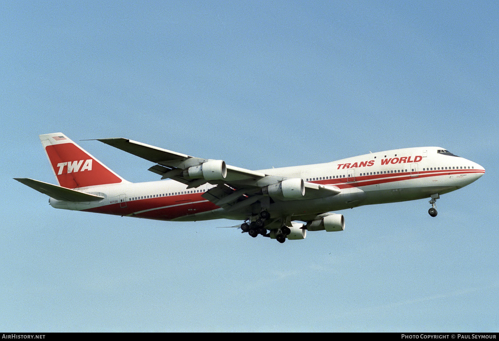 Aircraft Photo of N17126 | Boeing 747-136 | Trans World Airlines - TWA | AirHistory.net #369070