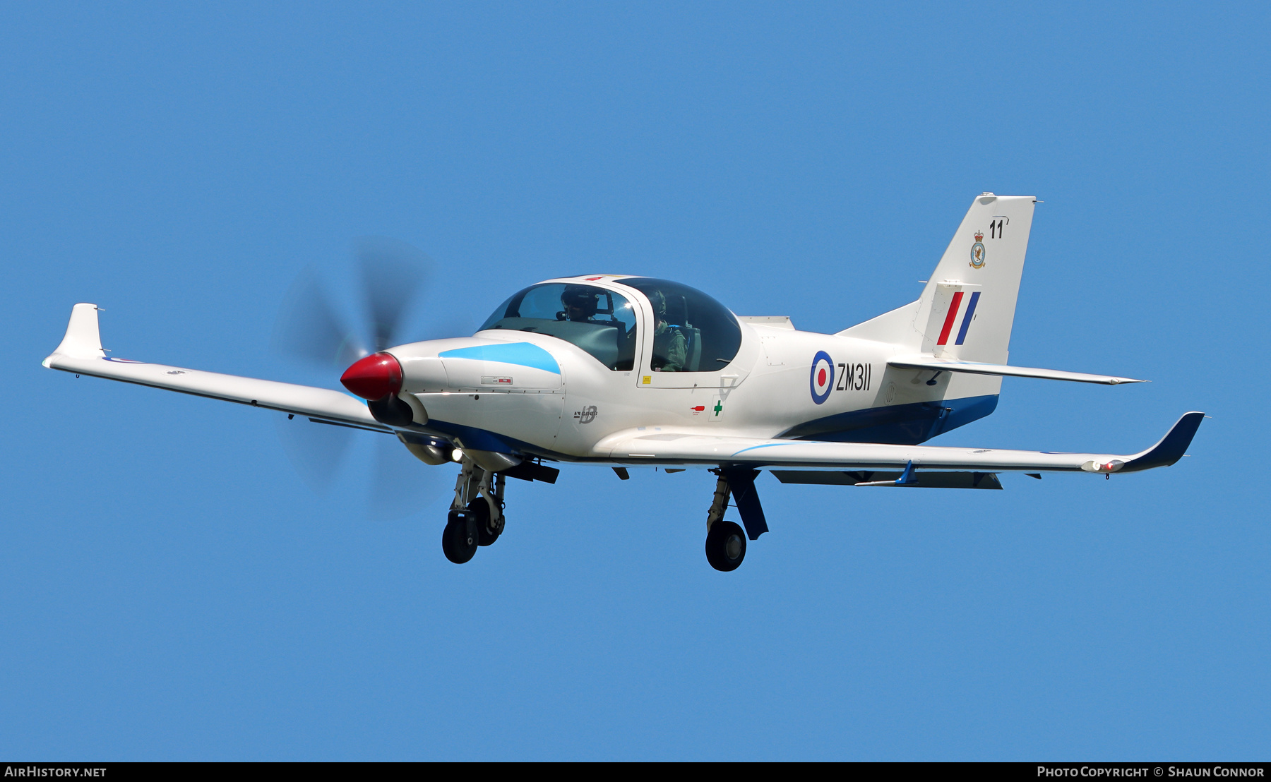 Aircraft Photo of ZM311 | Grob G-120TP Prefect T1 | UK - Air Force | AirHistory.net #369109