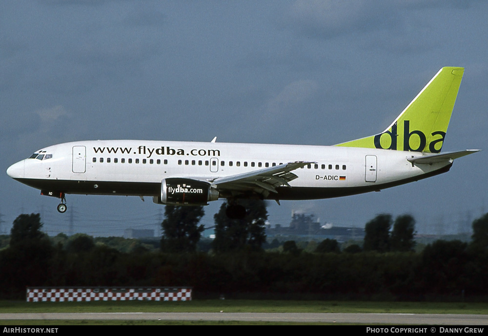 Aircraft Photo of D-ADIC | Boeing 737-36Q | DBA - Deutsche BA | AirHistory.net #369142