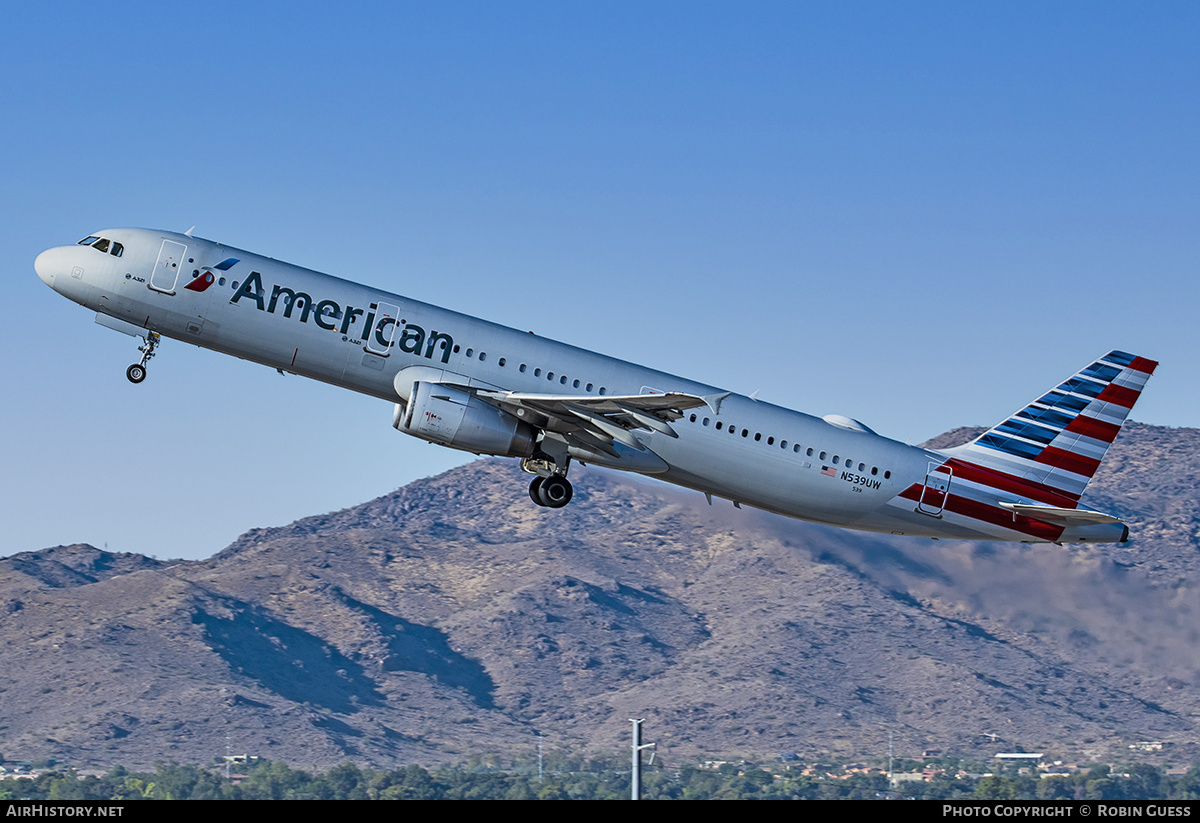 Aircraft Photo of N539UW | Airbus A321-231 | American Airlines | AirHistory.net #369147