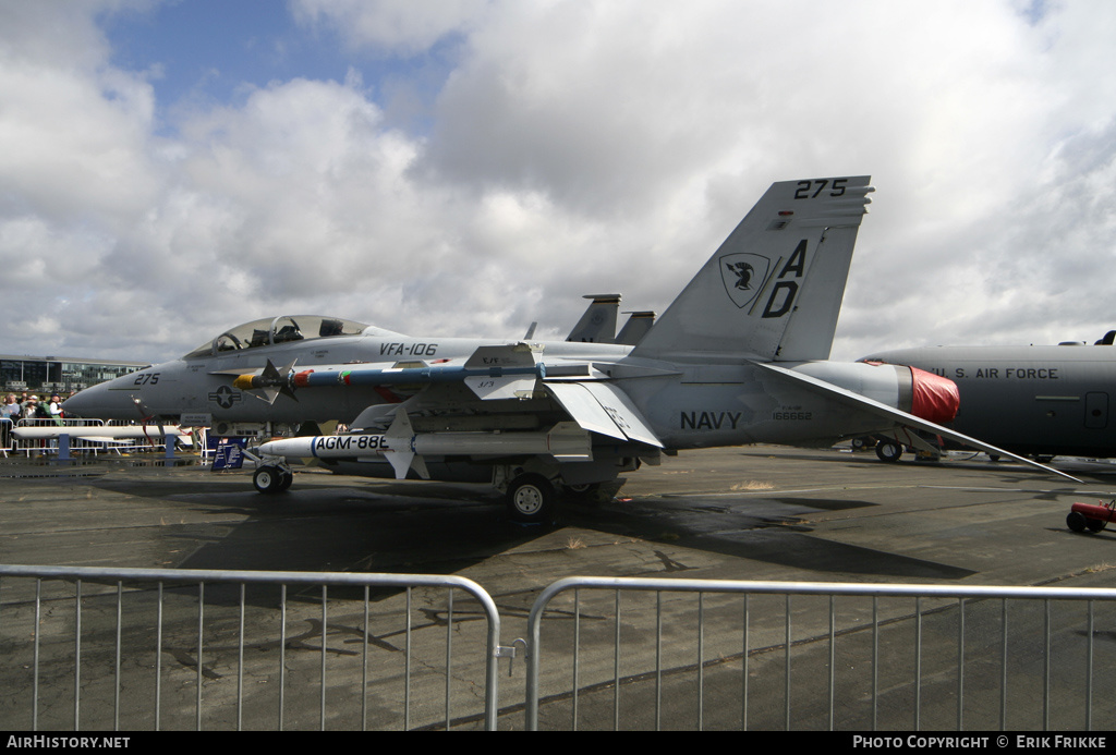 Aircraft Photo of 166662 | Boeing F/A-18F Super Hornet | USA - Navy | AirHistory.net #369185