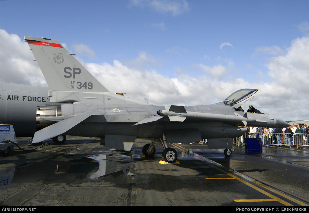 Aircraft Photo of 91-0349 / AF91-349 | General Dynamics F-16CM Fighting Falcon | USA - Air Force | AirHistory.net #369195