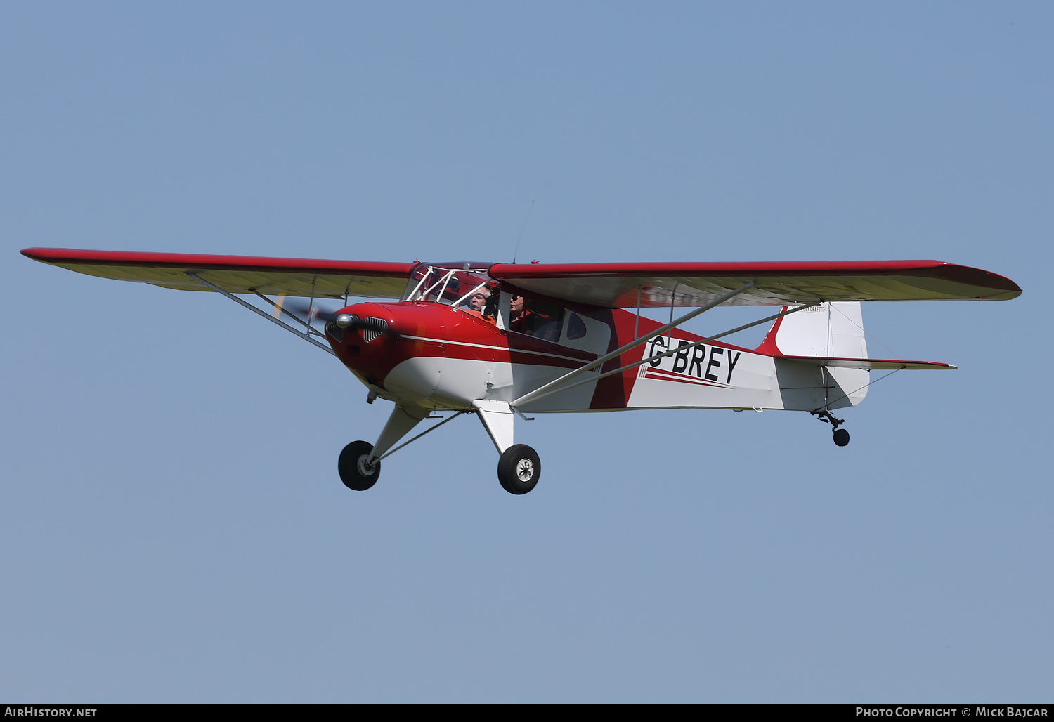 Aircraft Photo of G-BREY | Taylorcraft BC-12D Twosome | AirHistory.net #369205