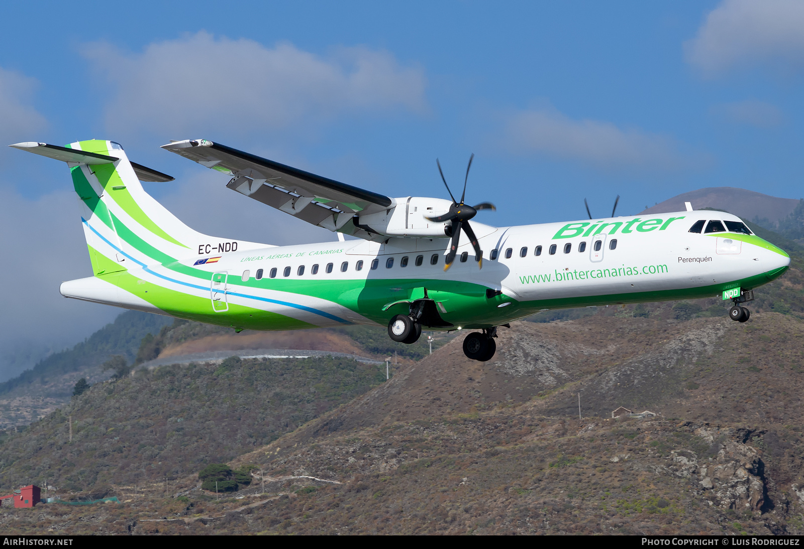 Aircraft Photo of EC-NDD | ATR ATR-72-600 (ATR-72-212A) | Binter Canarias | AirHistory.net #369235