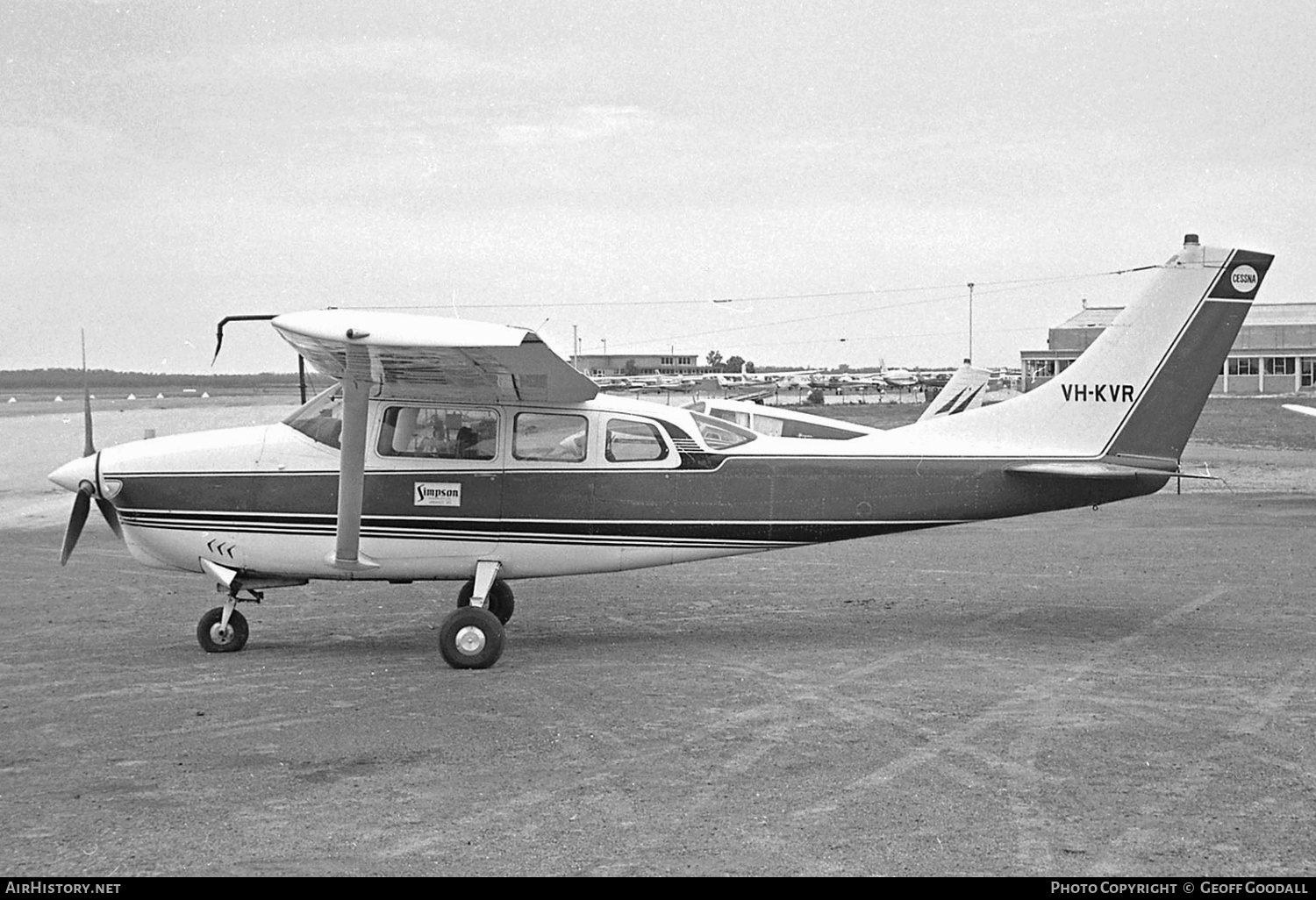 Aircraft Photo of VH-KVR | Cessna T210F Turbo Centurion | Simpson Aviation | AirHistory.net #369240