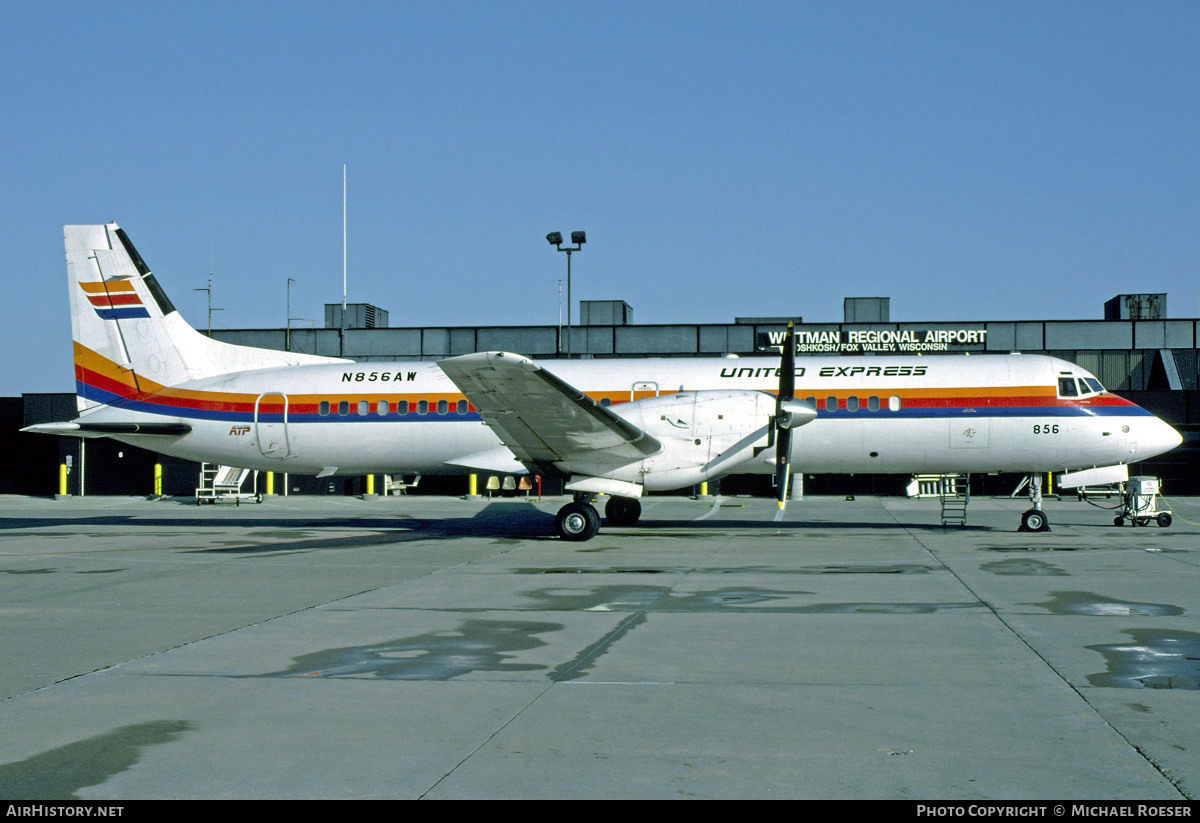 Aircraft Photo of N856AW | British Aerospace ATP | United Express | AirHistory.net #369249