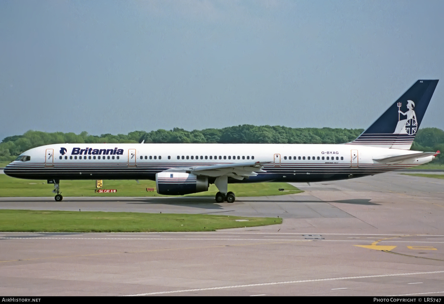 Aircraft Photo of G-BYAG | Boeing 757-204 | Britannia Airways | AirHistory.net #369260