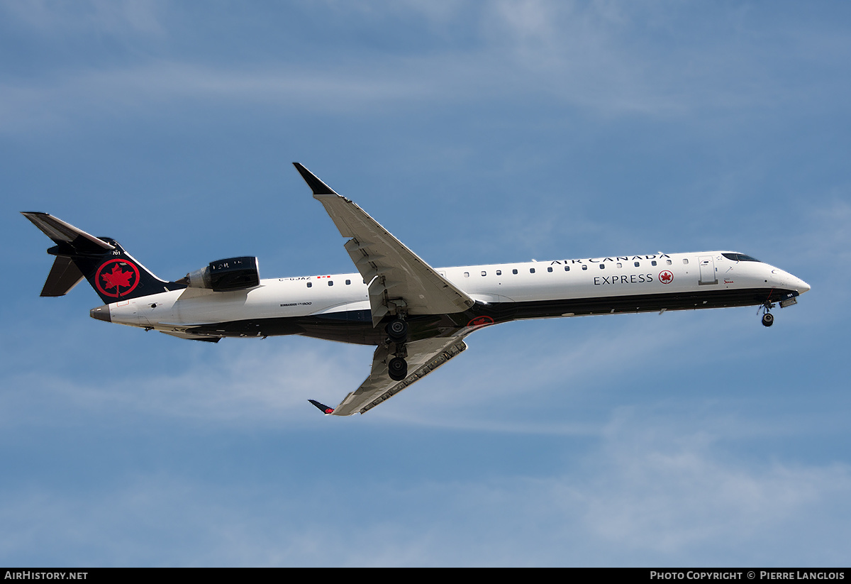 Aircraft Photo of C-GJAZ | Bombardier CRJ-900LR (CL-600-2D24) | Air Canada Express | AirHistory.net #369325