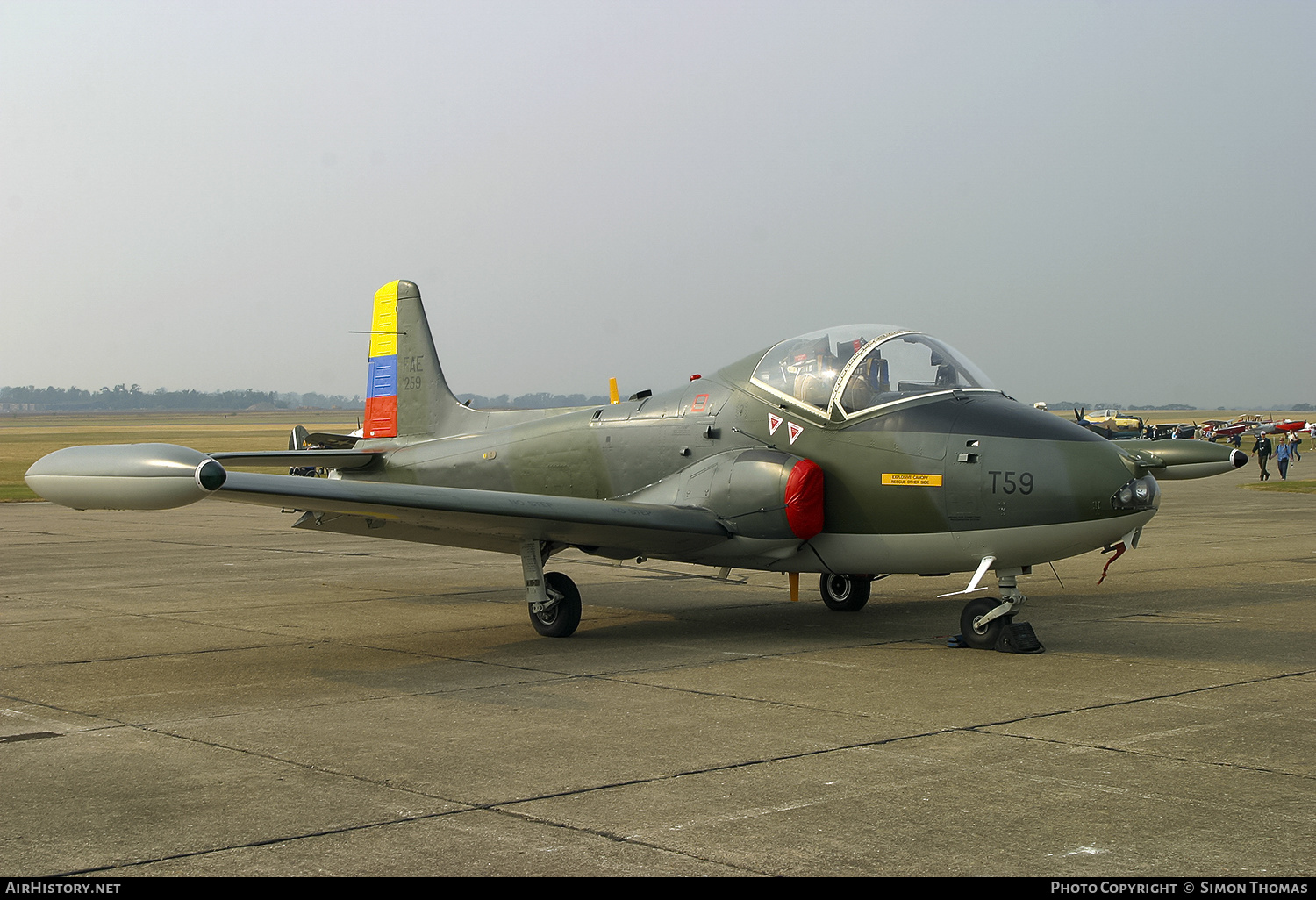 Aircraft Photo of G-UPPI | BAC 167 Strikemaster Mk80 | Ecuador - Air Force | AirHistory.net #369328