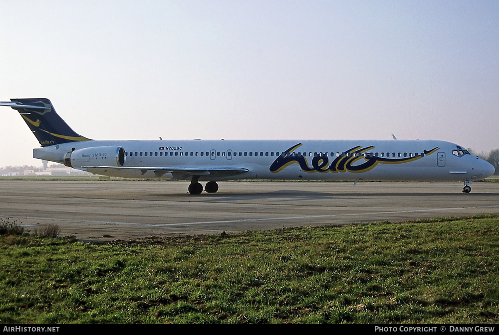 Aircraft Photo of N765BC | McDonnell Douglas MD-90-30 | Hello | AirHistory.net #369345