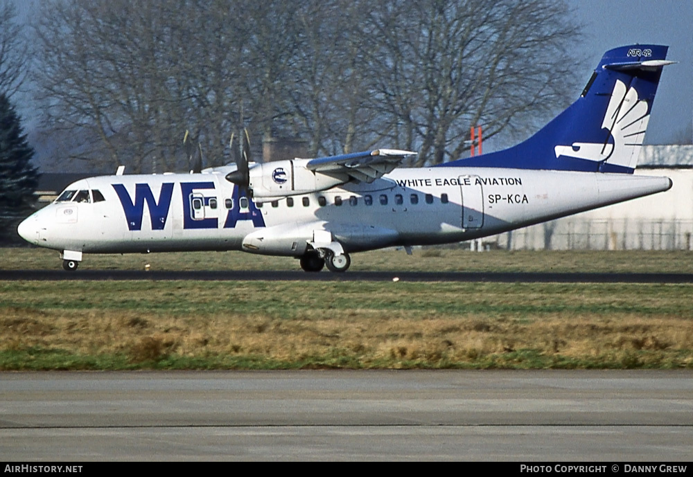 Aircraft Photo of SP-KCA | ATR ATR-42-300 | White Eagle Aviation - WEA | AirHistory.net #369346